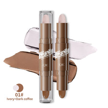 Load image into Gallery viewer, Double-ended Contour Stick Dual-purpose High-light Trimming Stick Contour Nose Shadow Facial Shape Brighten Trimming Cosmetic
