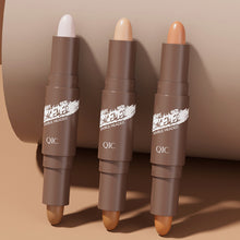 Load image into Gallery viewer, Double-ended Contour Stick Dual-purpose High-light Trimming Stick Contour Nose Shadow Facial Shape Brighten Trimming Cosmetic
