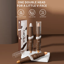Load image into Gallery viewer, Double-ended Contour Stick Dual-purpose High-light Trimming Stick Contour Nose Shadow Facial Shape Brighten Trimming Cosmetic

