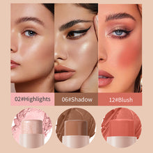 Load image into Gallery viewer, Makeup Face Brown Bronzer Contour StickHighlighter Brightening Contouring Stick Blusher Stick Face Cream Concealer Stick
