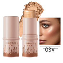 Load image into Gallery viewer, Makeup Face Brown Bronzer Contour StickHighlighter Brightening Contouring Stick Blusher Stick Face Cream Concealer Stick
