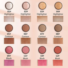 Load image into Gallery viewer, Makeup Face Brown Bronzer Contour StickHighlighter Brightening Contouring Stick Blusher Stick Face Cream Concealer Stick
