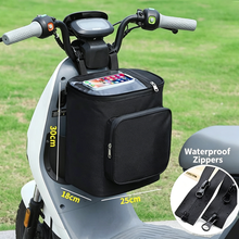 Load image into Gallery viewer, Motorcycle Front Storage Bag for Electric Bike Helmet Hanging Bag Waterproof Cycling Navigation E-Bike Handlebar Pouch Bag With Touch Screen
