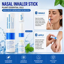 Load image into Gallery viewer, Nasal Inhaler Mint Nasal Essential Oil Menthol Inhaler Relieve Rhinitis Fatigue Artifact Refreshing Mint Aromatherapy Spray
