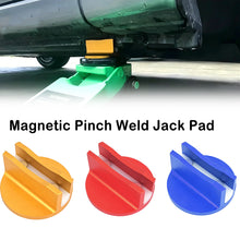 Load image into Gallery viewer, Universal Car Magnetic Pinch Weld Jack Pad Frame Rail Protector for Lifting Jack Adapter with Strong Magnet Non-Slip
