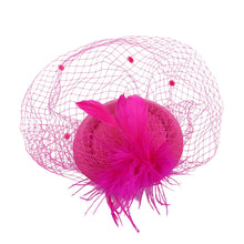 Load image into Gallery viewer, Women Hat Polka Dot Felt Mesh Hat Elegant Fashion Party Wedding Daily Decor Decorative Hair Accessories
