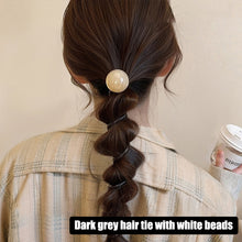 Load image into Gallery viewer, Korean Cute Retro Ball Design Elastic Hair Ties Elastic Hair Band Practical Ponytail Fixing Daliy Hair Accessories

