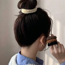 Load image into Gallery viewer, 6Pcs Thickened Widened High Elastic Hair Band Hair Ties Multicolor Simple Versatile Ponytail Hair Accessories

