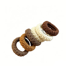 Load image into Gallery viewer, 6Pcs Thickened Widened High Elastic Hair Band Hair Ties Multicolor Simple Versatile Ponytail Hair Accessories
