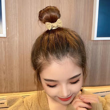 Load image into Gallery viewer, Korean Style High Elastic Hair Band Bow Hair Ties Seamless Ponytail Bun Hair Scrunchies Daily Hair Accessories
