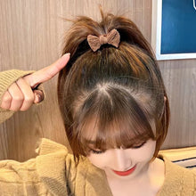 Load image into Gallery viewer, Korean Style High Elastic Hair Band Bow Hair Ties Seamless Ponytail Bun Hair Scrunchies Daily Hair Accessories
