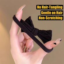 Load image into Gallery viewer, Korean Style High Elastic Hair Band Bow Hair Ties Seamless Ponytail Bun Hair Scrunchies Daily Hair Accessories
