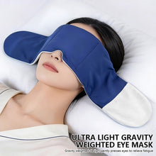 Load image into Gallery viewer, Ultra Light Gravity Weighted Eye Mask Soft Breathable Double-sided Use Light Blocking Eye Mask Skin-Friendly Sleep Aid Eyepatch
