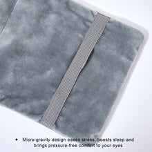 Load image into Gallery viewer, Soft Comfortable Fit Gravity Sleep Mask Creative Micro Pressure Weighted Eye Mask Breathable Light Blocking Eye Mask
