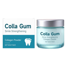 Load image into Gallery viewer, Collagen Hydroxyapatite Tooth Powder Gentle Whitening Gum Care Removes Plaque Stains Soothes Gums Fresh Breath Oral Care
