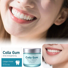 Load image into Gallery viewer, Collagen Hydroxyapatite Tooth Powder Gentle Whitening Gum Care Removes Plaque Stains Soothes Gums Fresh Breath Oral Care
