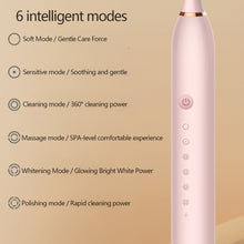 Load image into Gallery viewer, Electric Toothbrush for Adults IPX7 Waterproof Soft Brush Head USB Rechargeable 6 Cleaning Modes Ultrasonic Toothbrush
