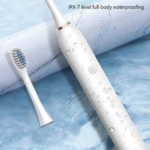Load image into Gallery viewer, Electric Toothbrush for Adults IPX7 Waterproof Soft Brush Head USB Rechargeable 6 Cleaning Modes Ultrasonic Toothbrush
