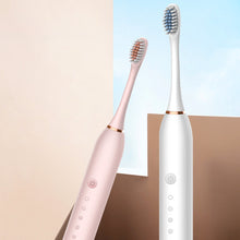 Load image into Gallery viewer, Electric Toothbrush for Adults IPX7 Waterproof Soft Brush Head USB Rechargeable 6 Cleaning Modes Ultrasonic Toothbrush
