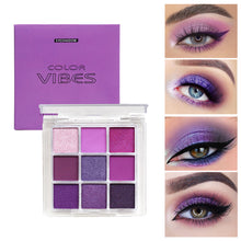 Load image into Gallery viewer, 9 Colors In 1 Eyeshadow Stick Portable Matte Pearlescent Eyeshadow Highlight Long-lasting Eye Makeup Cosmetics Dark Punk Color
