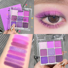Load image into Gallery viewer, 9 Colors In 1 Eyeshadow Stick Portable Matte Pearlescent Eyeshadow Highlight Long-lasting Eye Makeup Cosmetics Dark Punk Color
