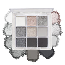 Load image into Gallery viewer, 9 Colors In 1 Eyeshadow Stick Portable Matte Pearlescent Eyeshadow Highlight Long-lasting Eye Makeup Cosmetics Dark Punk Color
