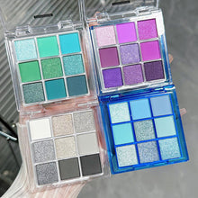 Load image into Gallery viewer, 9 Colors In 1 Eyeshadow Stick Portable Matte Pearlescent Eyeshadow Highlight Long-lasting Eye Makeup Cosmetics Dark Punk Color
