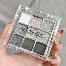 Load image into Gallery viewer, 9 Colors In 1 Eyeshadow Stick Portable Matte Pearlescent Eyeshadow Highlight Long-lasting Eye Makeup Cosmetics Dark Punk Color
