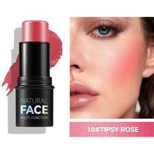 Load image into Gallery viewer, 12 Colors Blush Highlighter Contour Stick Cream Bronzer for Face Sculpting Natural Shadow Long Lasting Waterproof Blendable Contour Makeup
