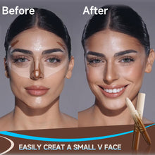Load image into Gallery viewer, 2 in 1 Contour Stick Cream Highlighter Matte Bronzer Face Makeup Double End Concealer Nose Shadow Long Lasting Waterproof
