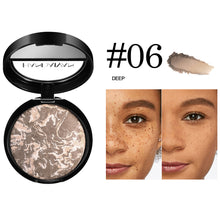 Load image into Gallery viewer, 6 Colors Baked Duo Matte Finishing Powder Foundation Compact Waterproof Long Lasting Full Coverage Makeup Base Smooth Skin
