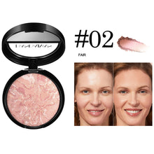 Load image into Gallery viewer, 6 Colors Baked Duo Matte Finishing Powder Foundation Compact Waterproof Long Lasting Full Coverage Makeup Base Smooth Skin
