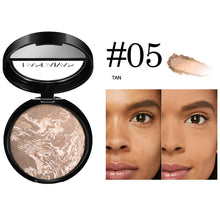 Load image into Gallery viewer, 6 Colors Baked Duo Matte Finishing Powder Foundation Compact Waterproof Long Lasting Full Coverage Makeup Base Smooth Skin
