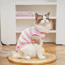 Load image into Gallery viewer, Summer Striped Cooling Dog Vest Thin Sleeveless Anti Shedding Pet T Shirt Costume Clothes For Small Medium Dogs Cats
