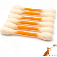 Load image into Gallery viewer, 6Pcs Giant Cotton Swab Shaped Catnip Cat Toy Durable Chewing Teething Dental Rope Interactive Kitten Play Accessory
