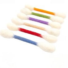 Load image into Gallery viewer, 6Pcs Giant Cotton Swab Shaped Catnip Cat Toy Durable Chewing Teething Dental Rope Interactive Kitten Play Accessory
