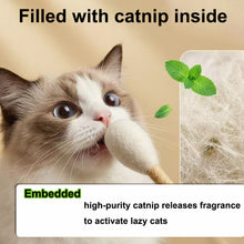 Load image into Gallery viewer, Giant Wool Cotton Swab Shaped Catnip Toy Durable Teeth Grinding Chew Stick Interactive Kitten Self Play Accessory

