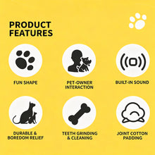 Load image into Gallery viewer, Simulated Sausage Plush Squeaky Dog Toy BB Sound Bite Resistant Teeth Grinding Chew Toy For Puppy Boredom Relief
