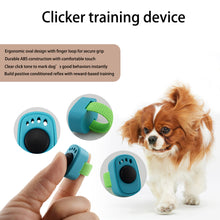 Load image into Gallery viewer, Professional Mini Finger Ring Pet Training Clicker No Battery Lightweight Interactive Sound Trainer For Dogs Cats
