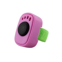 Load image into Gallery viewer, Professional Mini Finger Ring Pet Training Clicker No Battery Lightweight Interactive Sound Trainer For Dogs Cats
