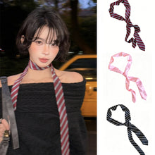 Load image into Gallery viewer, Long Skinny Plaid Multi-use Scarf Belt Decorative Accessory For Waist Neck Hairband Trendy Outfit Ornament
