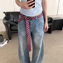 Load image into Gallery viewer, Long Skinny Plaid Multi-use Scarf Belt Decorative Accessory For Waist Neck Hairband Trendy Outfit Ornament
