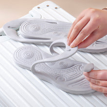 Load image into Gallery viewer, 1Pair Solid Color Portable Folding Flip-flops Anti Slip Slippers For Travel Hotel Bath Beach Couple Sandals

