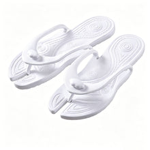Load image into Gallery viewer, 1Pair Solid Color Portable Folding Flip-flops Anti Slip Slippers For Travel Hotel Bath Beach Couple Sandals
