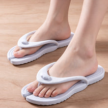 Load image into Gallery viewer, 1Pair Solid Color Portable Folding Flip-flops Anti Slip Slippers For Travel Hotel Bath Beach Couple Sandals
