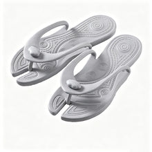 Load image into Gallery viewer, 1Pair Solid Color Portable Folding Flip-flops Anti Slip Slippers For Travel Hotel Bath Beach Couple Sandals
