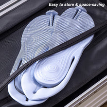 Load image into Gallery viewer, 1Pair Solid Color Portable Folding Flip-flops Anti Slip Slippers For Travel Hotel Bath Beach Couple Sandals
