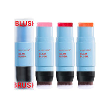 Load image into Gallery viewer, Blush Stick Double-Ended Natural Long Lasting Expansive Color Brightening Matte Makeup Monochrome Creamy Lips Cheek Makeup
