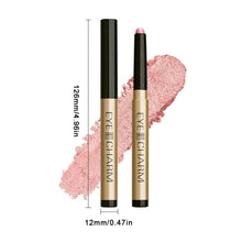 Load image into Gallery viewer, Eye Shadow Pen Lying Silkworm Lasting Color Natural Brightening Fine Glitter High Gloss Lazy Eye Shadow Stick Cosmetic
