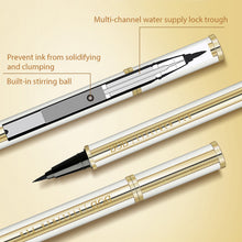 Load image into Gallery viewer, Natural Black Waterproof Anti-sweat Non-smudge Liquid Eyeliner Pen Non Fading Smooth Eyeliner Pen Makeup Cosmetics
